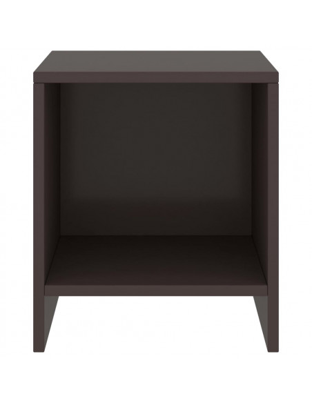 Comodini 2 pz Marrone Scuro 35x30x40 cm in Pino Massello