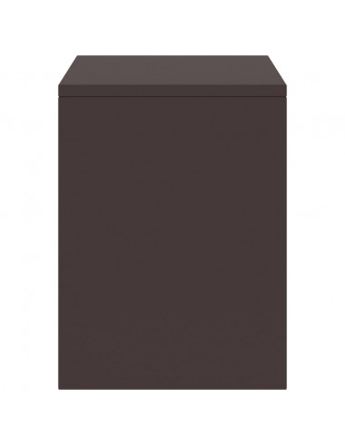 Comodini 2 pz Marrone Scuro 35x30x40 cm in Pino Massello