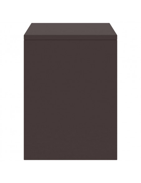 Comodini 2 pz Marrone Scuro 35x30x40 cm in Pino Massello