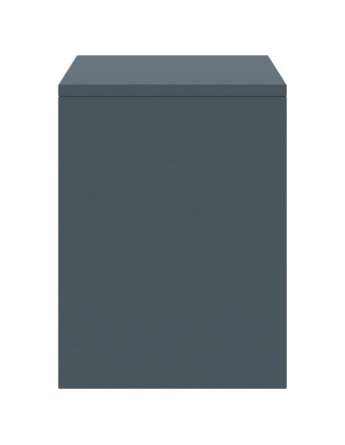 Comodini 2 pz Grigio Chiaro 35x30x40 cm in Pino Massello