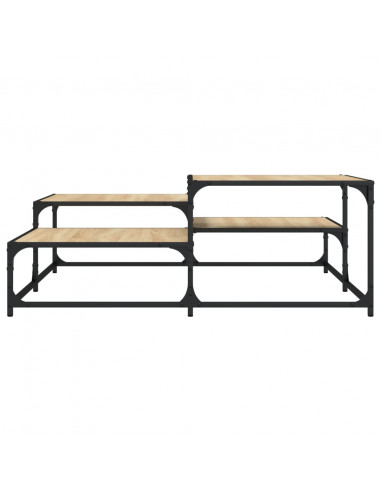 Tavolino Salotto Rovere Sonoma 107x107x40 cm Legno Multistrato