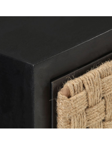 Comodino 40x30x50 cm in Legno Massello di Mango