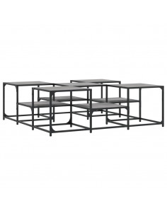 Tavolino Salotto Grigio Sonoma 121x121x40 cm Legno Multistrato 2