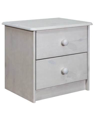 Comodino 43x34x40 cm in Legno Massello di Pino