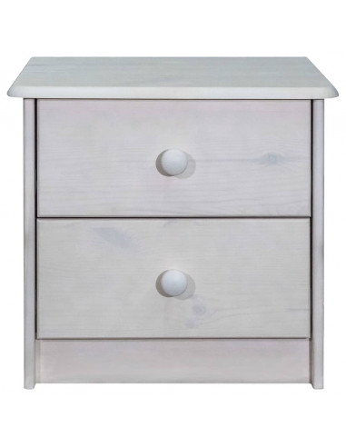 Comodino 43x34x40 cm in Legno Massello di Pino