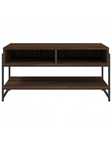 Tavolino da Salotto Rovere Marrone 90x50x45cm Legno Multistrato