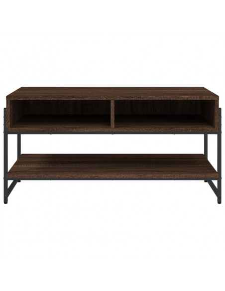 Tavolino da Salotto Rovere Marrone 90x50x45cm Legno Multistrato