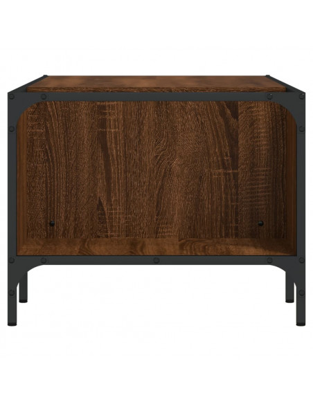 Tavolino Salotto Ripiano Rovere Marrone 100x51x40cm Multistrato