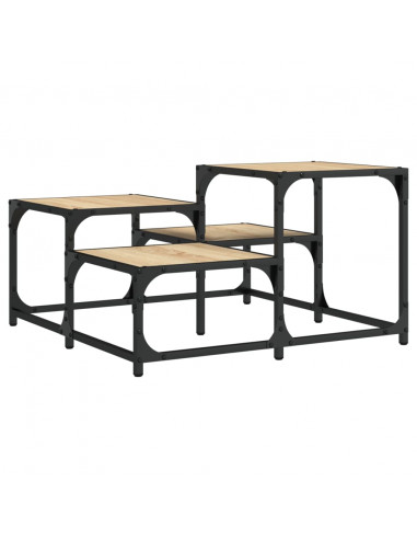 Tavolino da Salotto Rovere Sonoma 68x68x40 cm Legno Multistrato