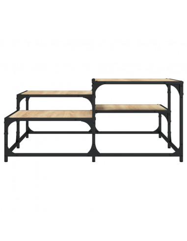 Tavolino Salotto Rovere Sonoma 87,5x87,5x40cm Legno Multistrato