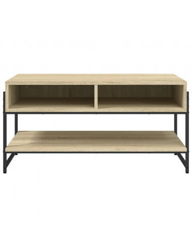 Tavolino da Salotto Rovere Sonoma 90x50x45 cm Legno Multistrato