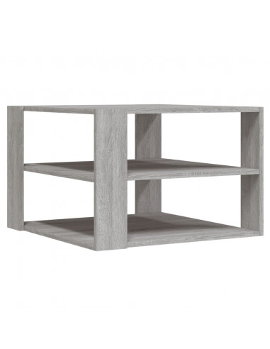 Tavolino Salotto Grigio Sonoma 59,5x59,5x40cm Legno Multistrato