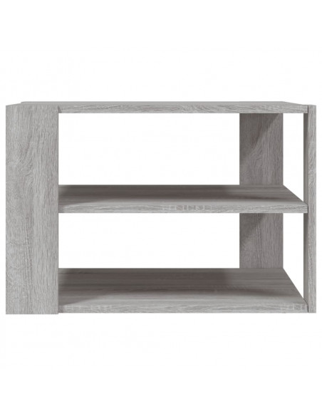 Tavolino Salotto Grigio Sonoma 59,5x59,5x40cm Legno Multistrato