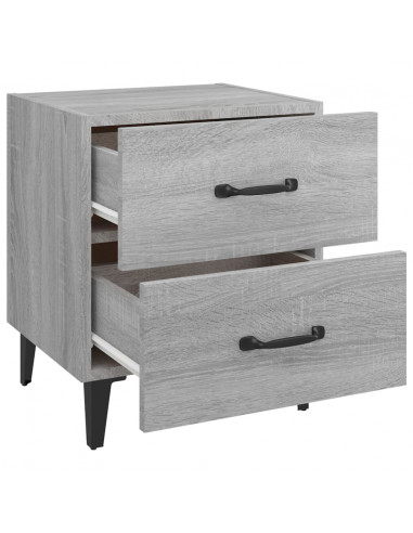 Comodino Grigio Sonoma 40x35x47,5 cm