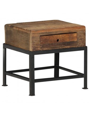 Comodino 40x35x40 cm in Legno Massello di Recupero