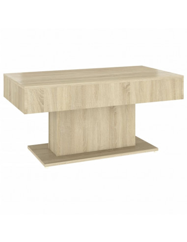 Tavolino da Salotto Rovere Sonoma 96x50x45cm Legno Multistrato