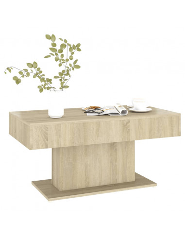 Tavolino da Salotto Rovere Sonoma 96x50x45cm Legno Multistrato