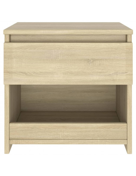 Comodino Rovere Sonoma 40x30x39 cm in Legno Multistrato