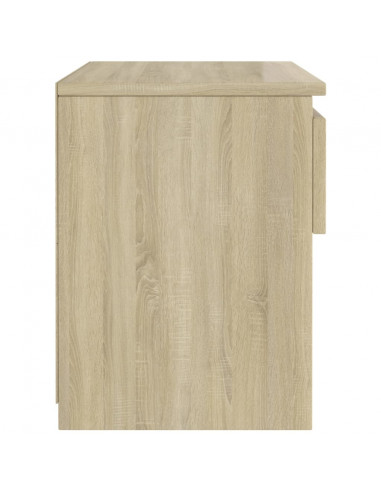 Comodino Rovere Sonoma 40x30x39 cm in Legno Multistrato