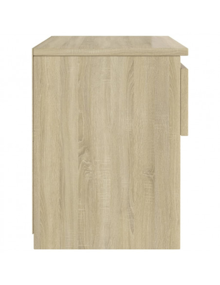 Comodino Rovere Sonoma 40x30x39 cm in Legno Multistrato