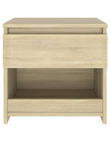 Comodini 2pz Rovere Sonoma 40x30x39 cm in Legno Multistrato