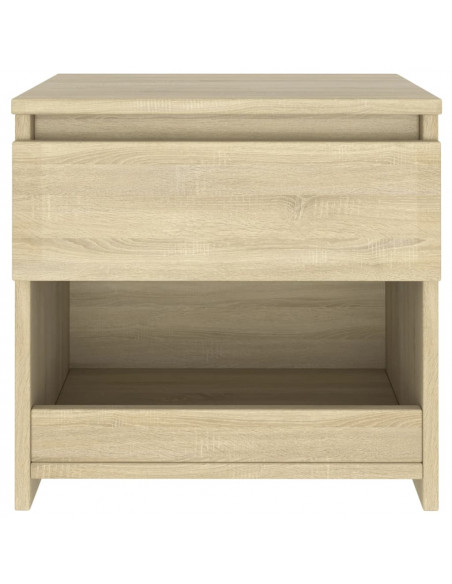 Comodini 2pz Rovere Sonoma 40x30x39 cm in Legno Multistrato