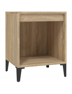 Comodino Rovere Sonoma 40x35x50 cm 2