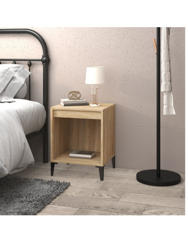 Comodino Rovere Sonoma 40x35x50 cm