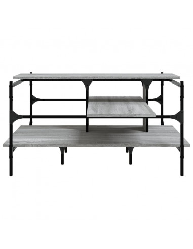 Tavolino Salotto Grigio Sonoma 100x100x48,5cm Legno Multistrato