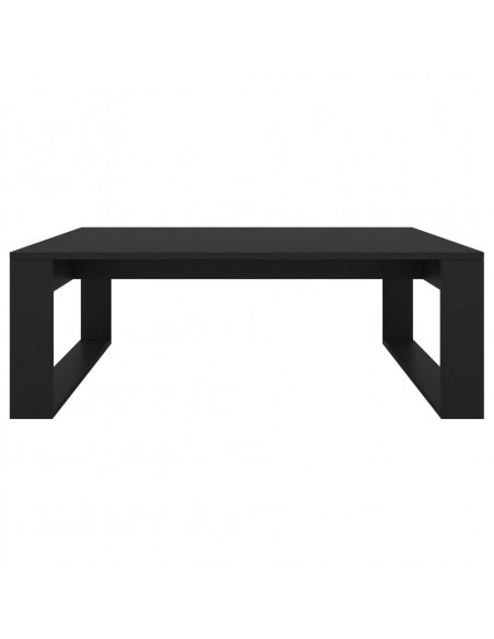 Tavolino da Salotto Nero 100x100x35 cm Truciolato