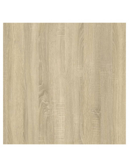 Comodino Rovere Sonoma 30,5x30x30 cm in Truciolato