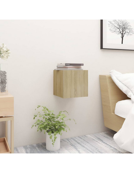 Comodini 2 pz Rovere Sonoma 30,5x30x30 cm in Truciolato