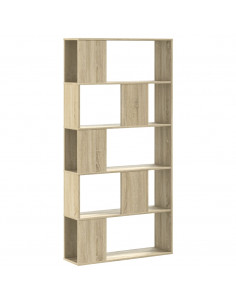 Libreria 5 Ripiani Rovere Sonoma 80,5x23,5x162,5cm Multistrato 2