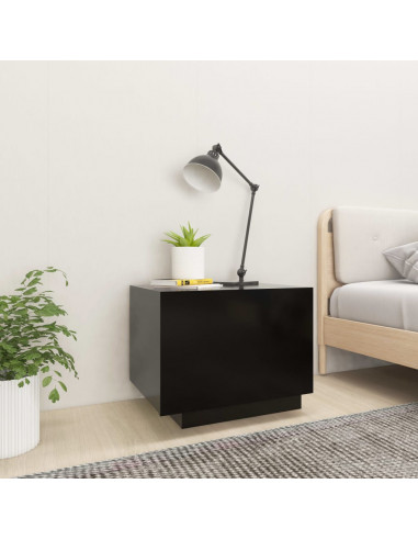 Comodino Nero 100x35x40 cm in Truciolato