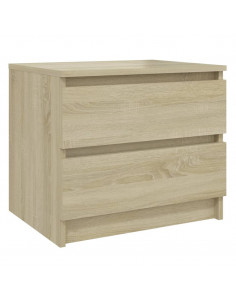 Comodino Rovere Sonoma 50x39x43,5 cm in Legno Multistrato 2