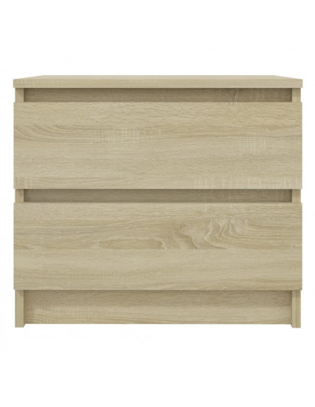 Comodino Rovere Sonoma 50x39x43,5 cm in Legno Multistrato