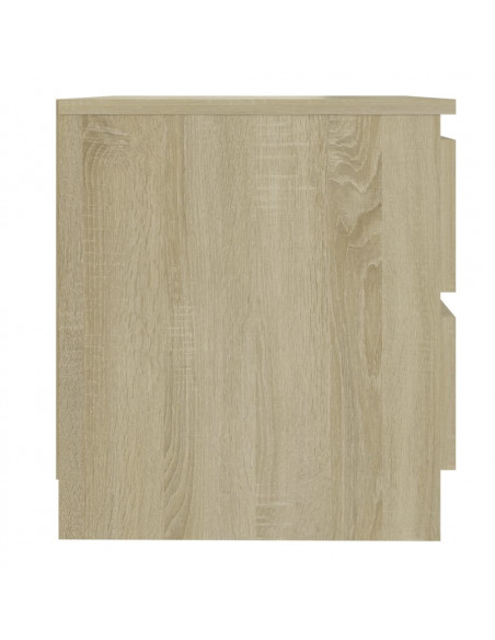 Comodino Rovere Sonoma 50x39x43,5 cm in Legno Multistrato