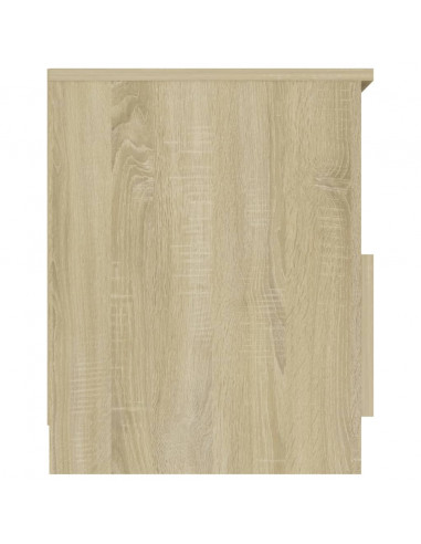 Comodini 2 pz Rovere Sonoma 40x40x50 cm in Legno Multistrato