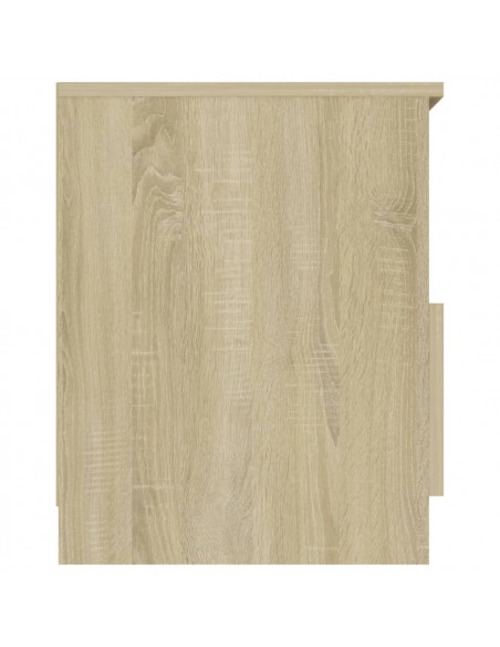 Comodini 2 pz Rovere Sonoma 40x40x50 cm in Legno Multistrato