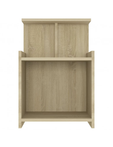 Comodini 2pz Rovere Sonoma 40x35x60 cm in Legno Multistrato
