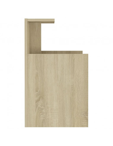Comodini 2pz Rovere Sonoma 40x35x60 cm in Legno Multistrato