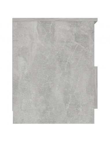Comodini 2 pz Grigio Cemento 40x40x50 cm in Legno Multistrato