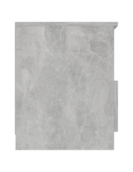 Comodini 2 pz Grigio Cemento 40x40x50 cm in Legno Multistrato