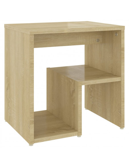 Comodino Rovere Sonoma 40x30x40 cm in Legno Multistrato