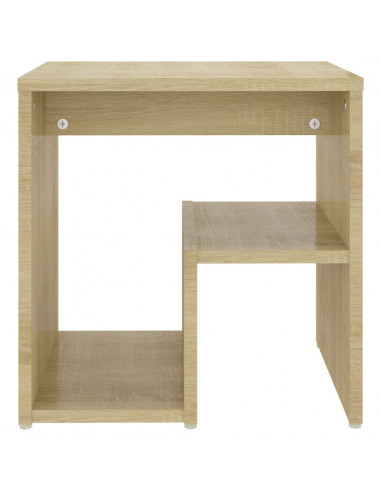Comodino Rovere Sonoma 40x30x40 cm in Legno Multistrato