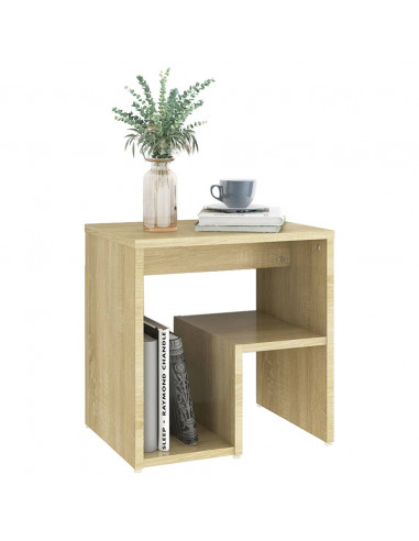 Comodino Rovere Sonoma 40x30x40 cm in Legno Multistrato