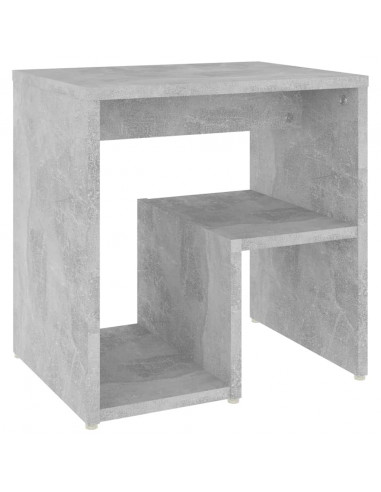 Comodini 2 pz Grigio Cemento 40x30x40 cm in Legno Multistrato