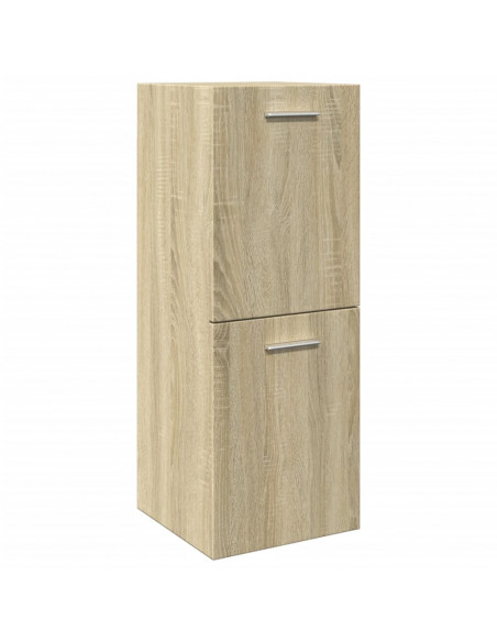 Mobile da Bagno Rovere Sonoma 30x30x80 cm Legno Multistrato