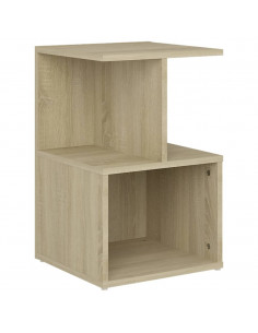 Comodino Rovere Sonoma 35x35x55 cm in Legno Multistrato 2