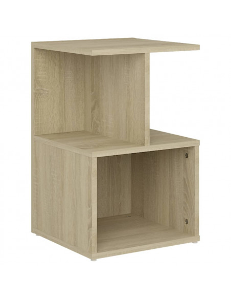 Comodino Rovere Sonoma 35x35x55 cm in Legno Multistrato